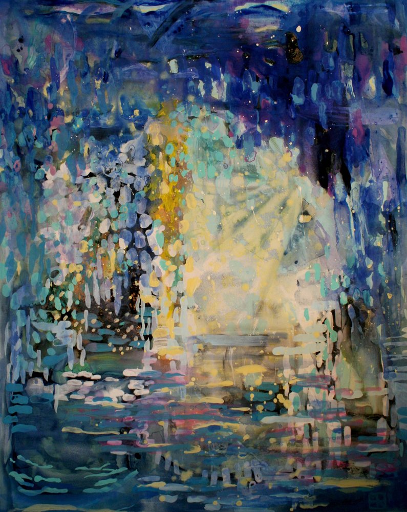 Vibrant Water Reflections by Marina Nelson