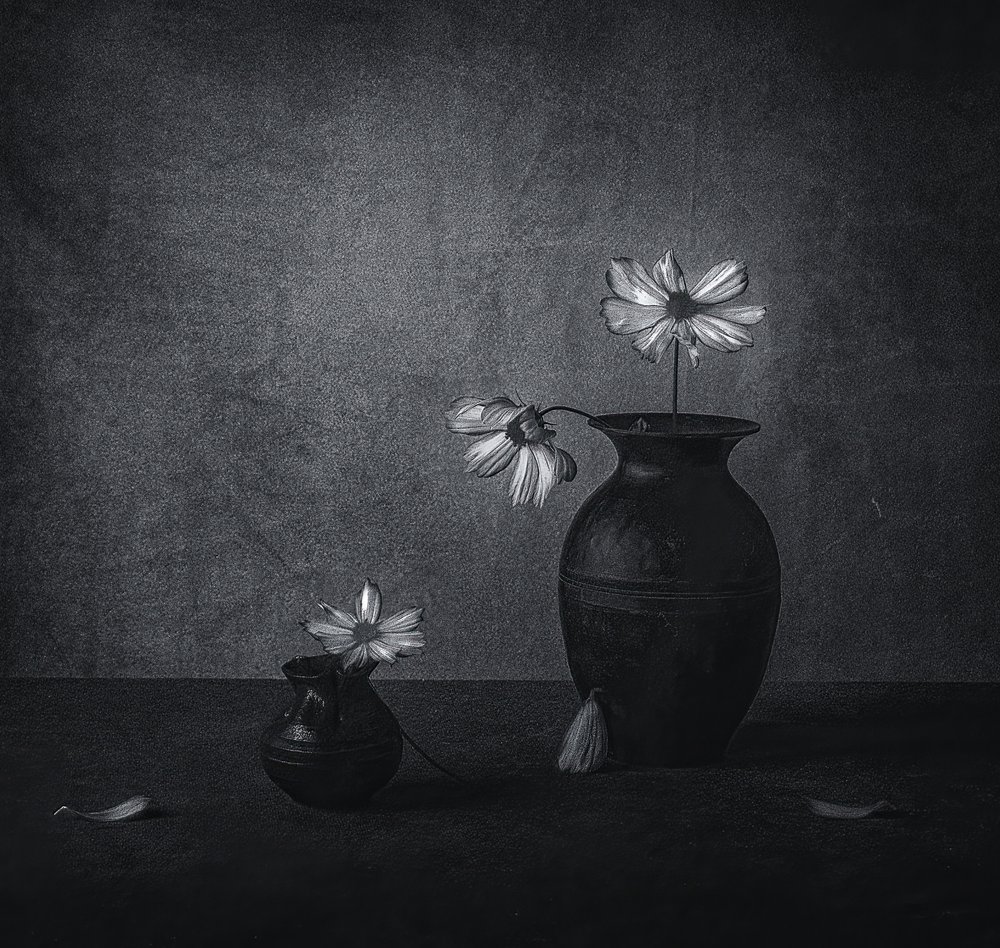 Fading Floral Still Life by May G
