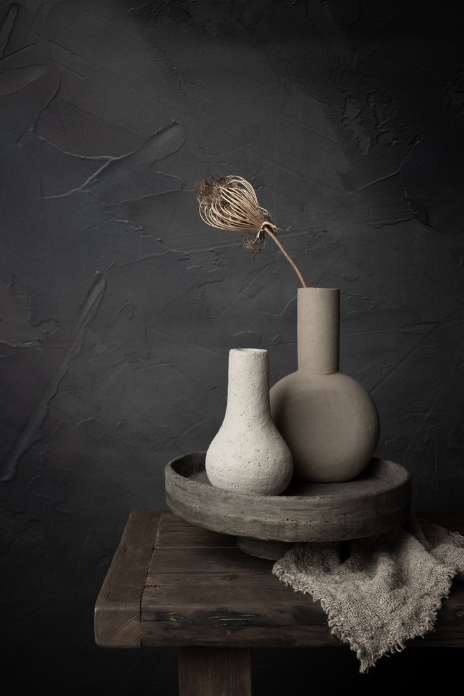 Rustic Vases Still Life by Mayra Pama