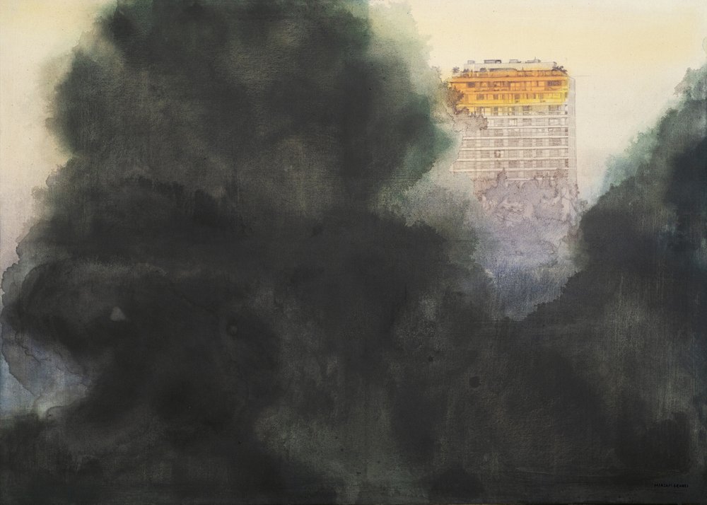 Golden Building Mist by Mirjam Schrei