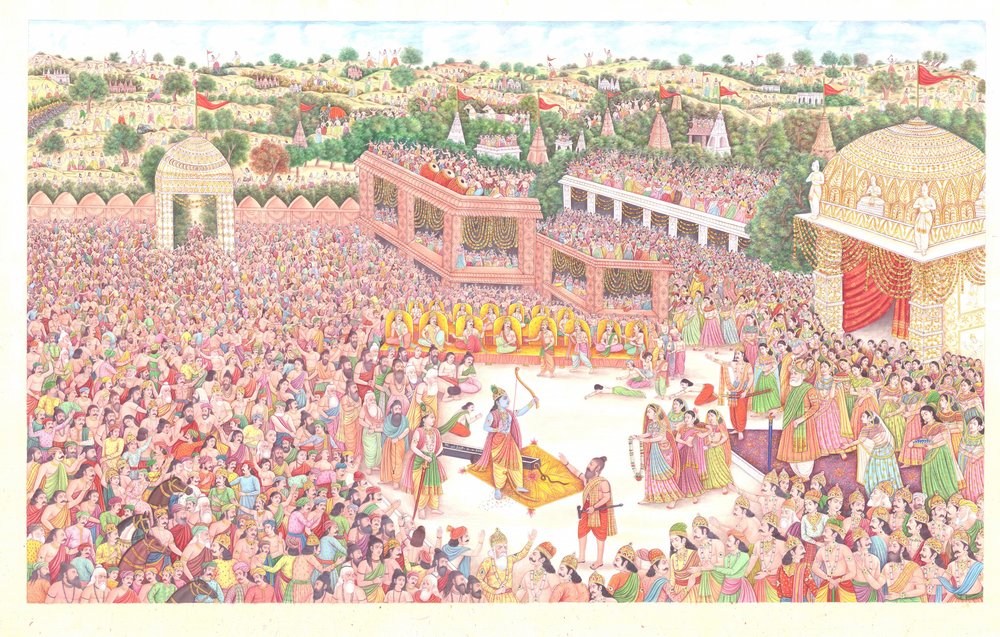 Indian Epic Ceremony by Mirza Baig