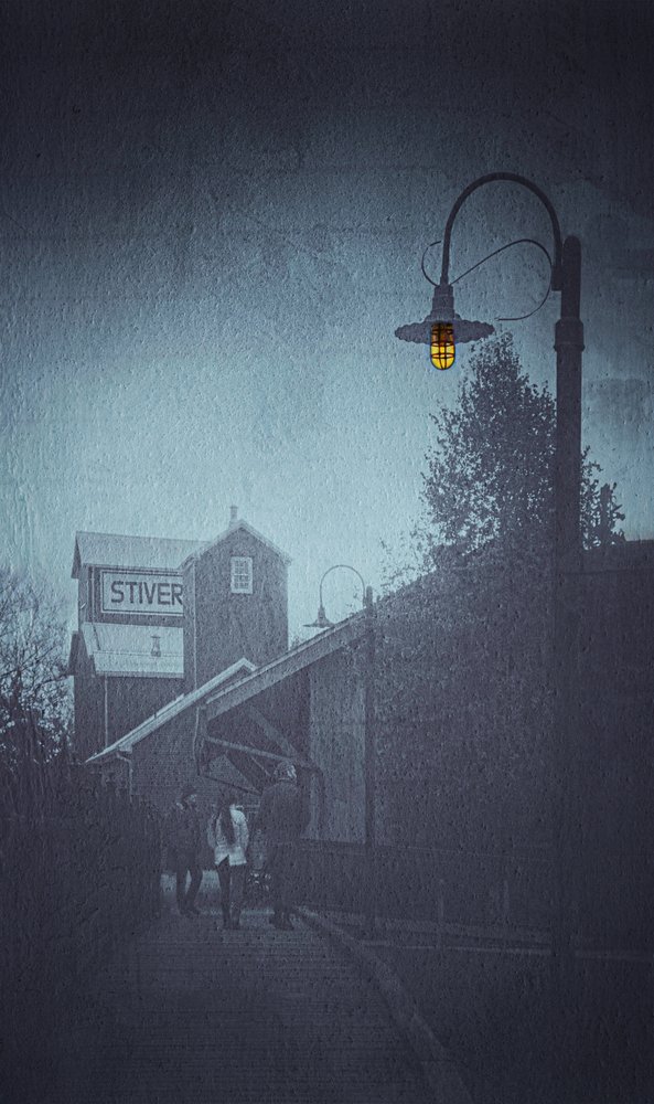 Moody Rainy Street by Molly Fu APA