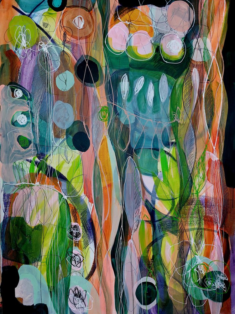 Organic Flowing Shapes by Monika Riethmueller