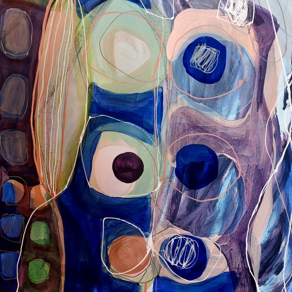 Serene Abstract Forms by Monika Riethmueller