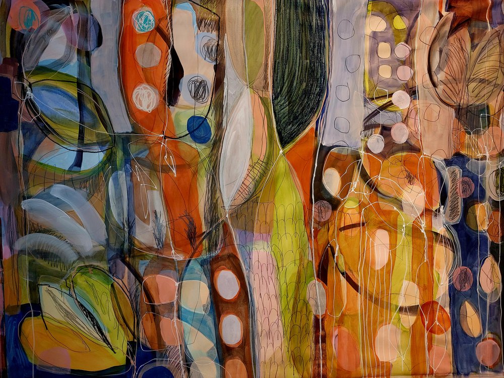 Vibrant Organic Forms by Monika Riethmueller