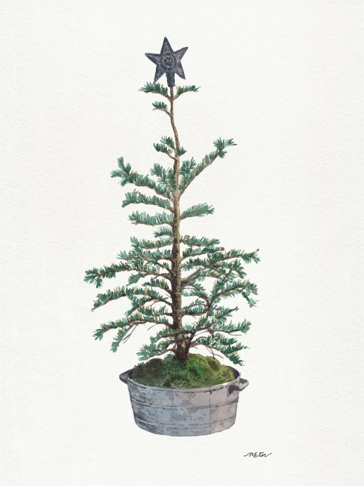 Rustic Christmas Tree by NKTN