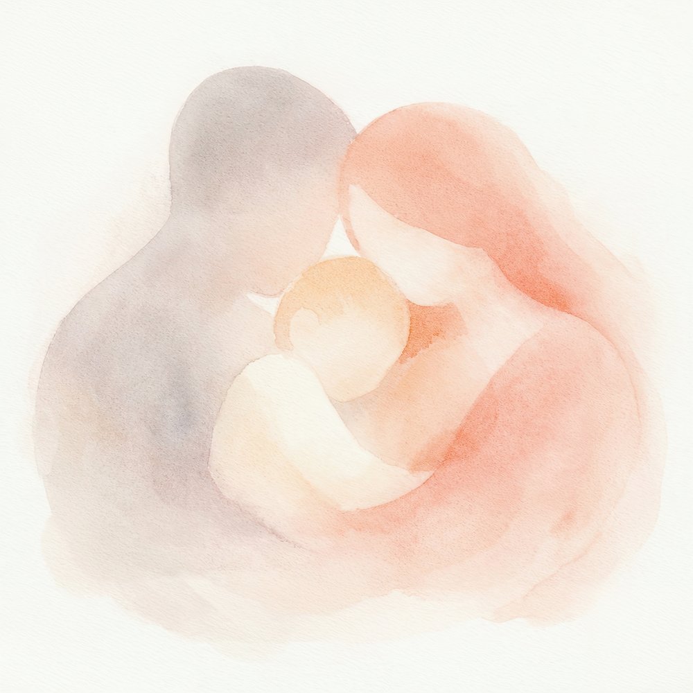 Loving Family Embrace by Natalie Bruns