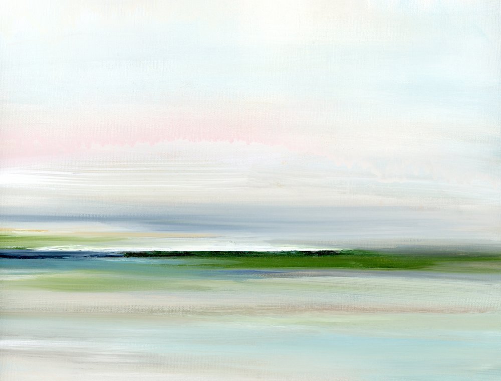 Serene Abstract Landscape by Nicole Walsh