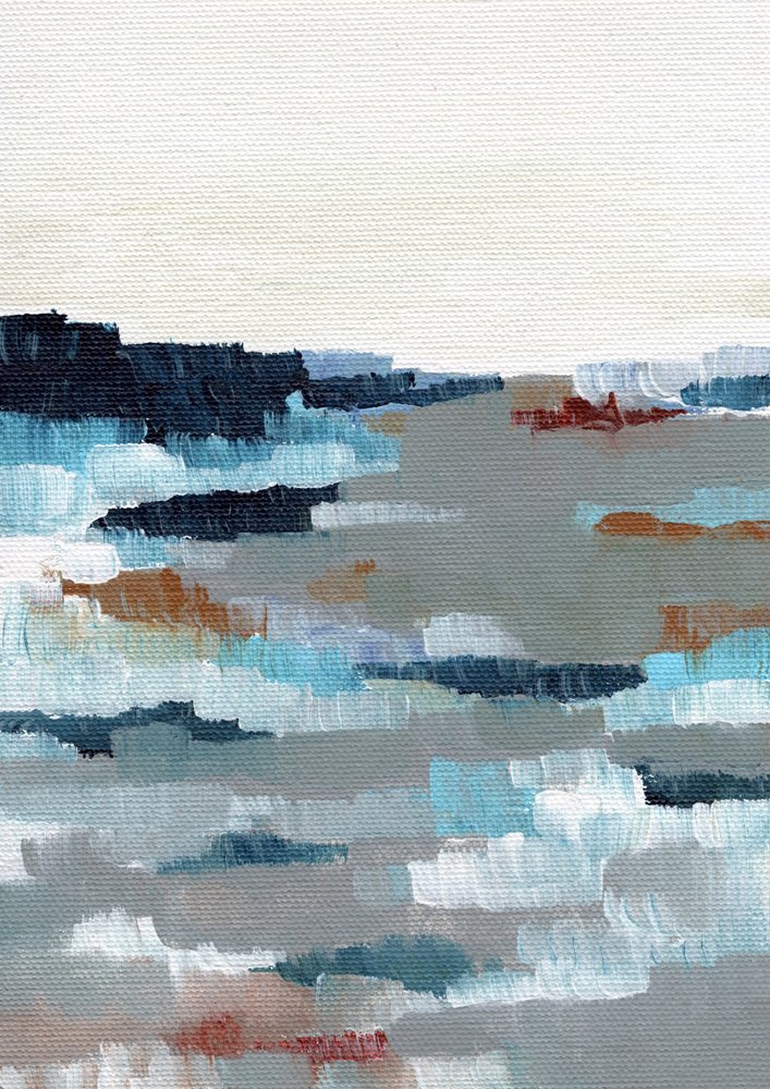 Abstract Coastal Horizon by Nikita Jariwala