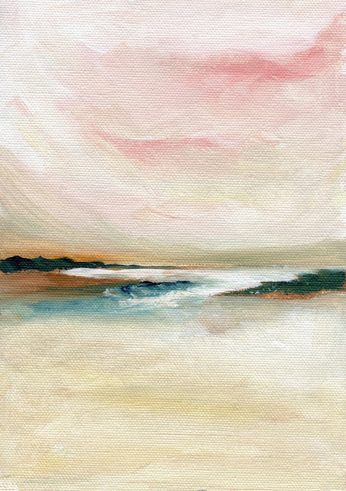 Abstract Pastel Seascape by Nikita Jariwala