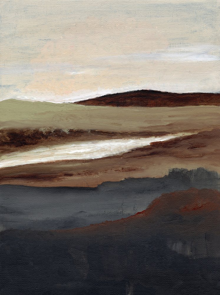 Earthy River Landscape by Nikita Jariwala
