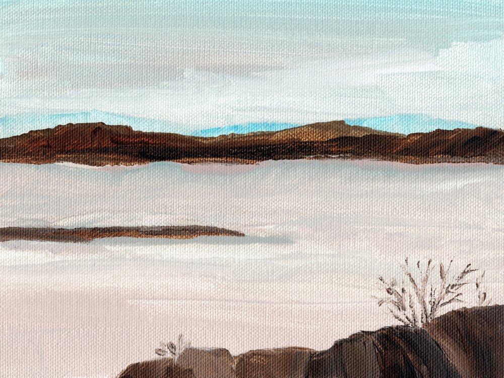 Misty Mountain Lake by Nikita Jariwala