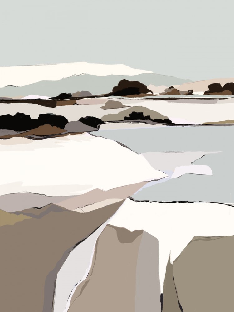 Muted Winter Fields by Nikita Jariwala