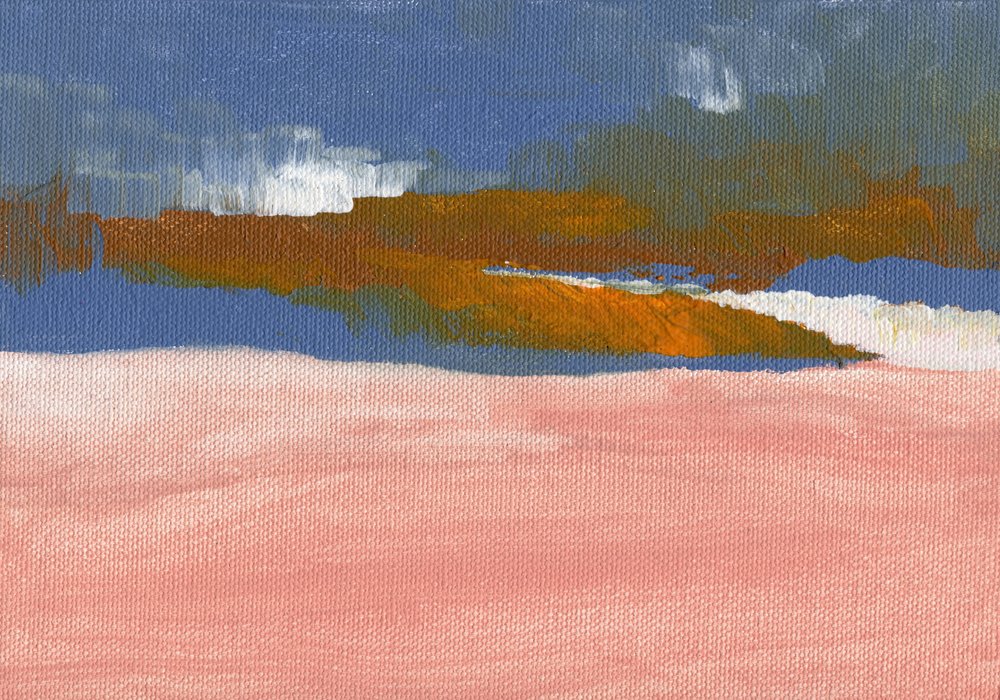 Pink Desert Horizon by Nikita Jariwala
