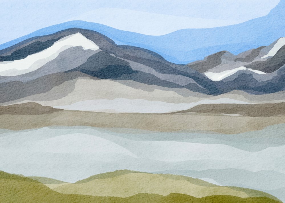 Serene Mountain Vista by Nikita Jariwala