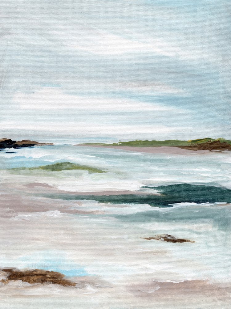 Tranquil Coastal Abstract by Nikita Jariwala