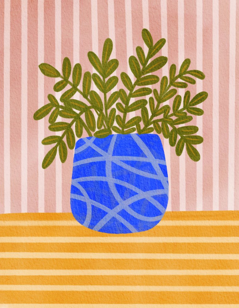 Vibrant Indoor Plant by Nikita Jariwala