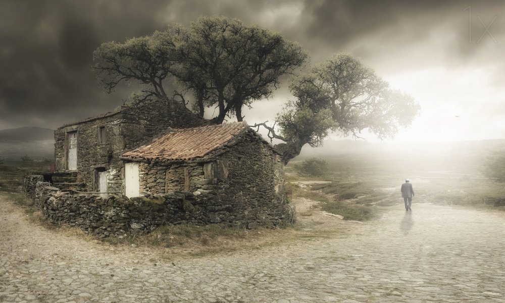 Old House Misty Journey by Nuno Araujo
