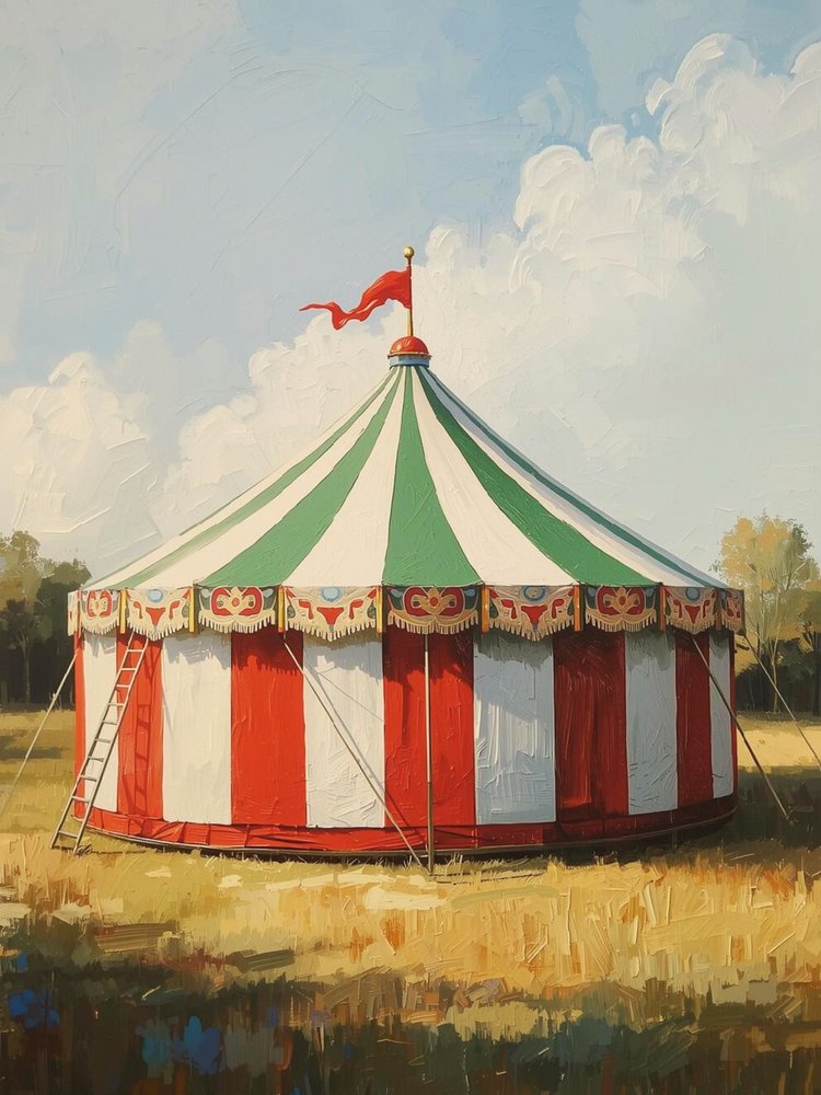 Classic Circus Tent by Ohkimiko