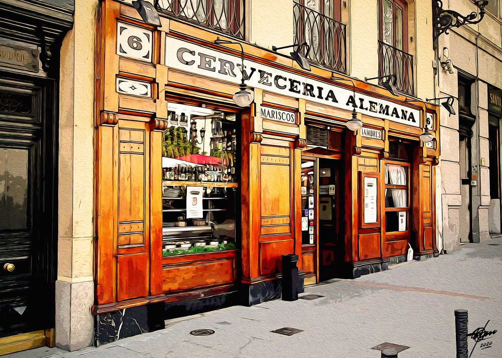 Cerveceria Alemana Madrid by Osvaldo Russo