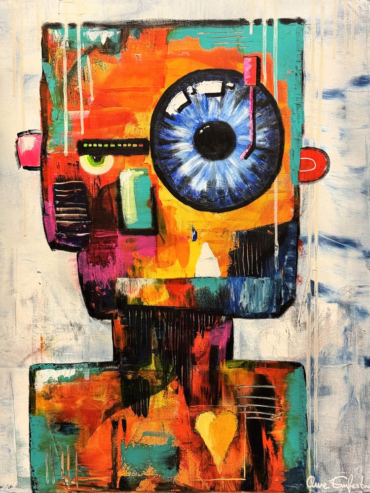Colorful Abstract Robot by Owe Emfestav