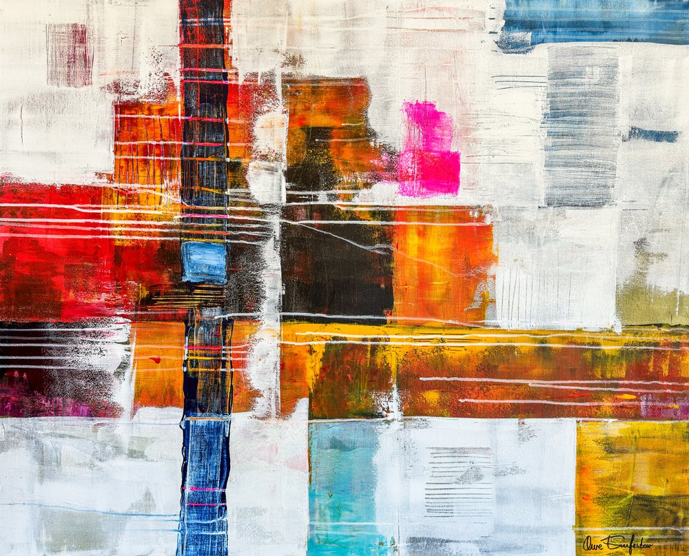 Vibrant Geometric Expression by Owe Emfestav