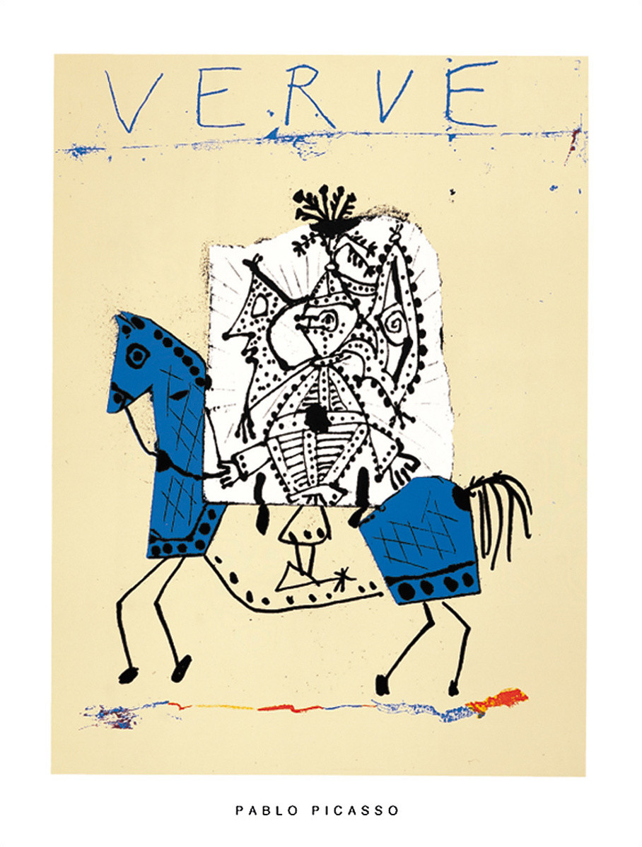 Cover for Verve, 1951 by Pablo Picasso