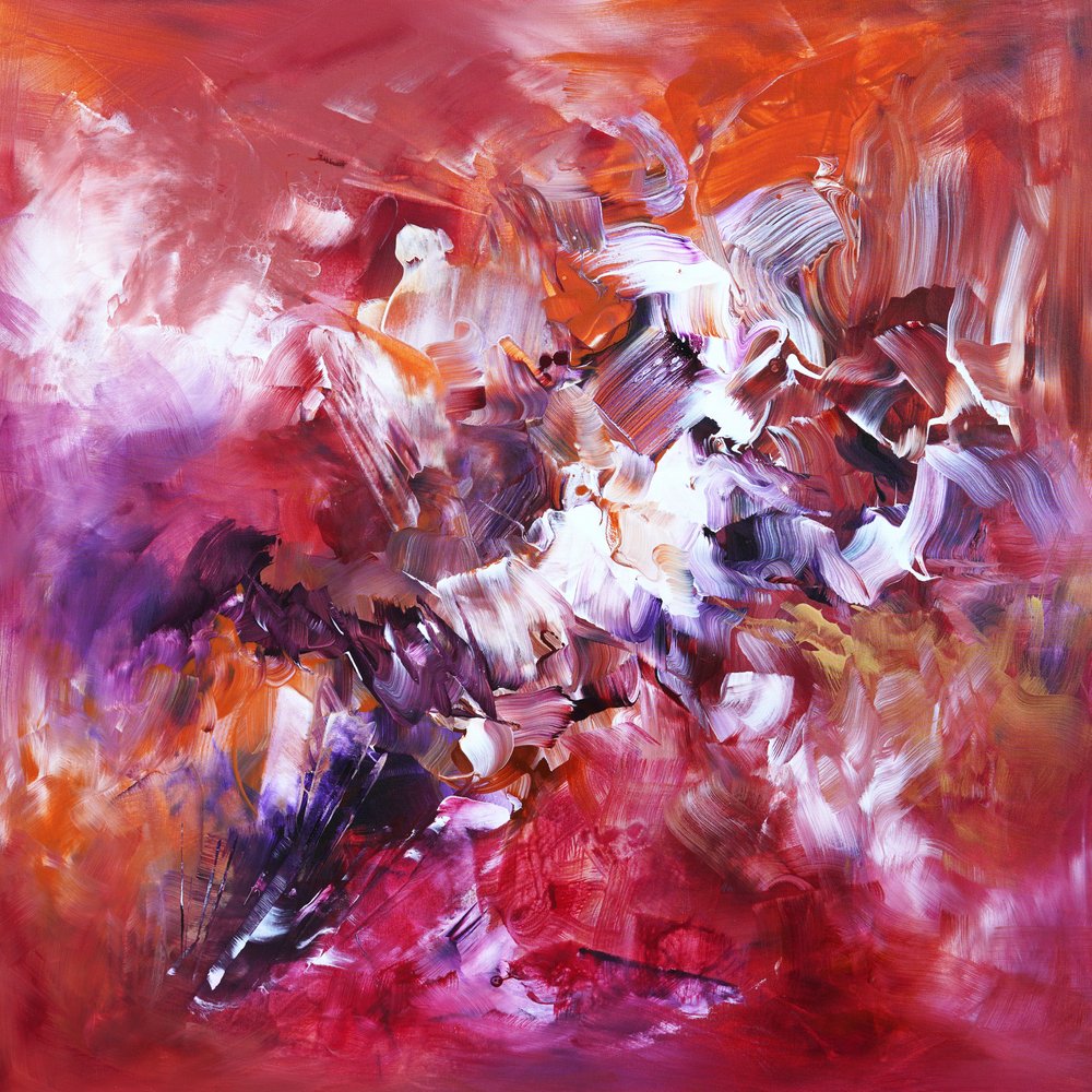 Fiery Abstract Energy by Paresh Nrshinga FRSA