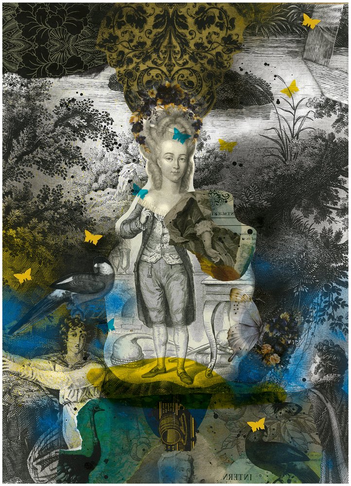 Dreamy Rococo Collage by Pascal Bouchet-Spiegel