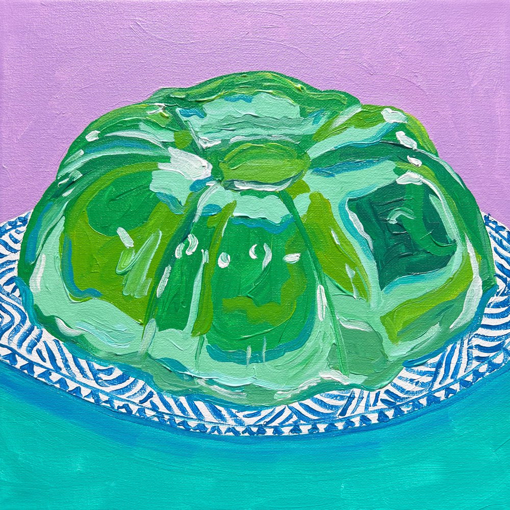 Retro Green Jello by Pauline Wegman | Key and Sea Creative