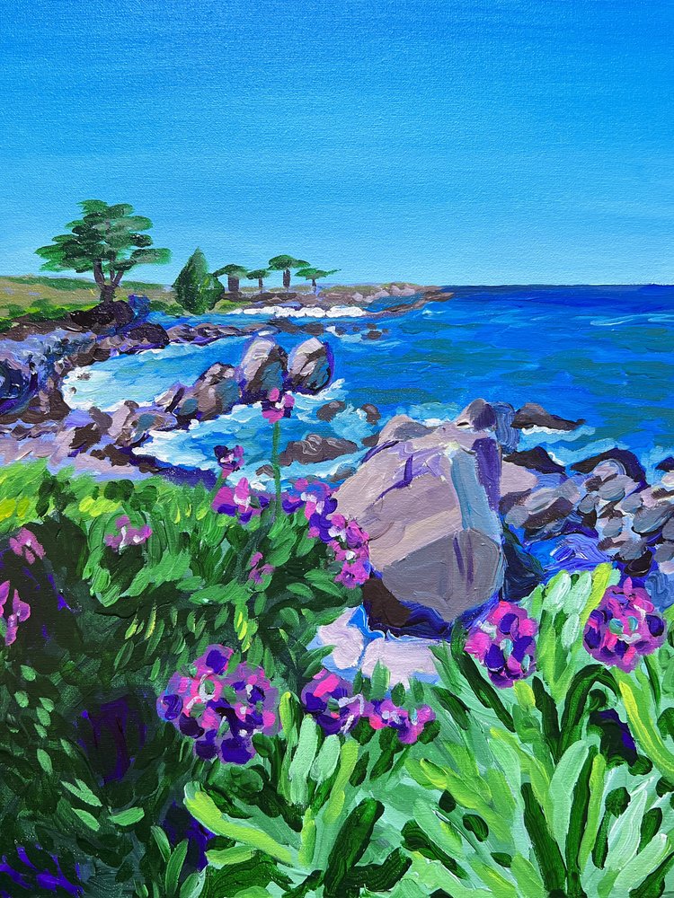 Vibrant Coastal Flowers by Pauline Wegman | Key and Sea Creative