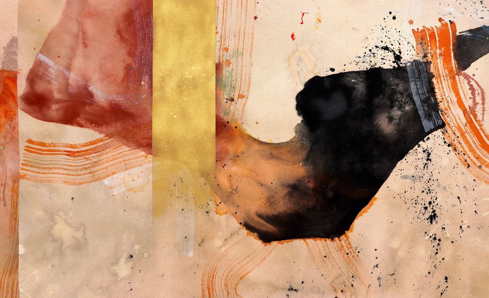 Dynamic Gold and Black by Poonam Choudhary