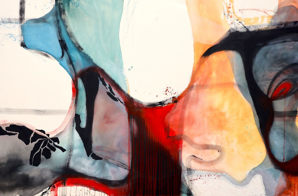 Dynamic Organic Abstract by Poonam Choudhary