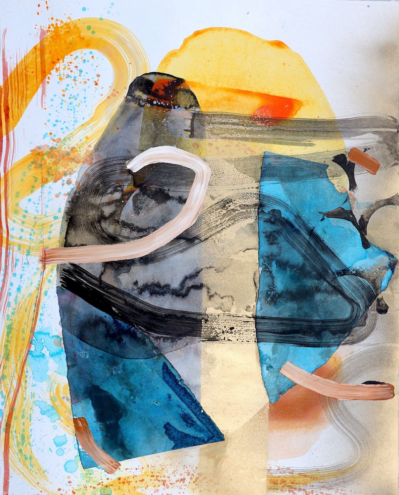 Vibrant Abstract Movement by Poonam Choudhary