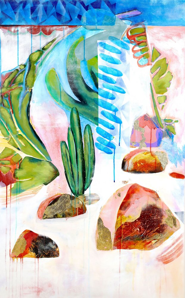 Vibrant Desert Garden by Poonam Choudhary