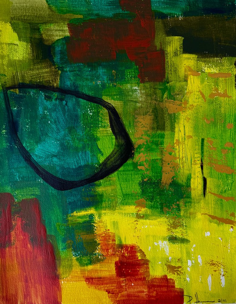 Vibrant Abstract Forms by Preston Harmon