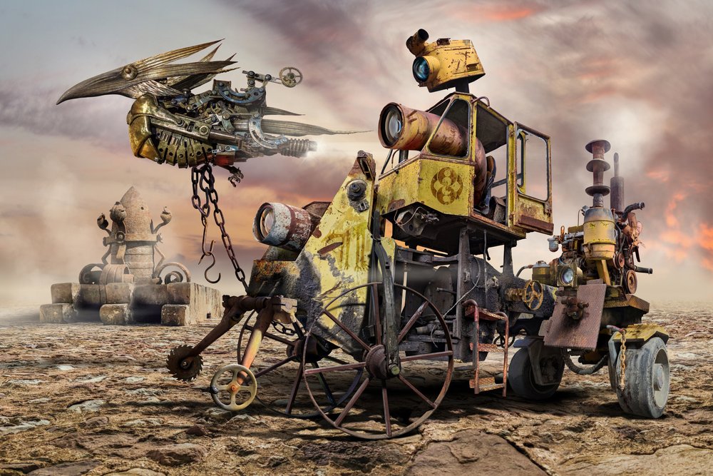 Steampunk Desert Expedition by Radoslav Penchev