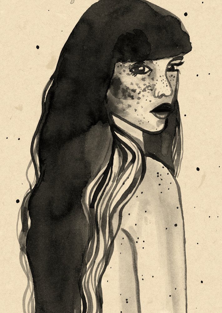 Long Hair Lady by Raissa Oltmanns