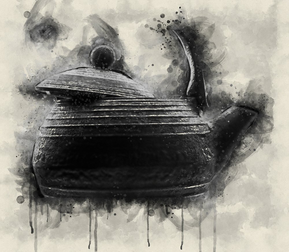 Rustic Japanese Teapot by Razvan Bulus