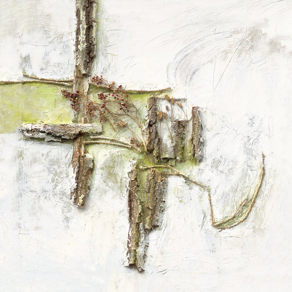 Organic Bark Arrangement by Renate Holzner