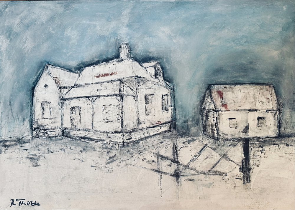Rustic Winter Homes by Robert Thirtle
