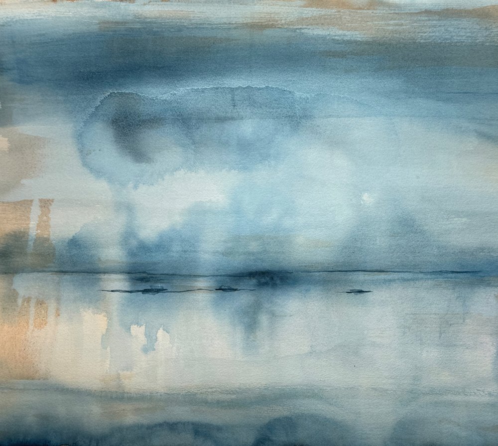 Misty Blue Horizon by RodMacIver