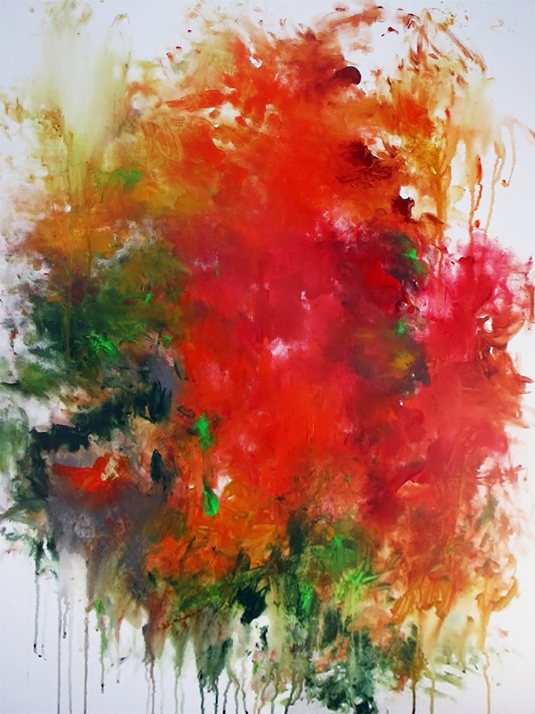 Abstract Color Burst by Ron Halfant