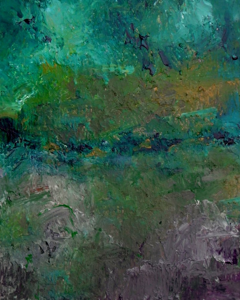 Deep Forest Abstract by Ron Halfant