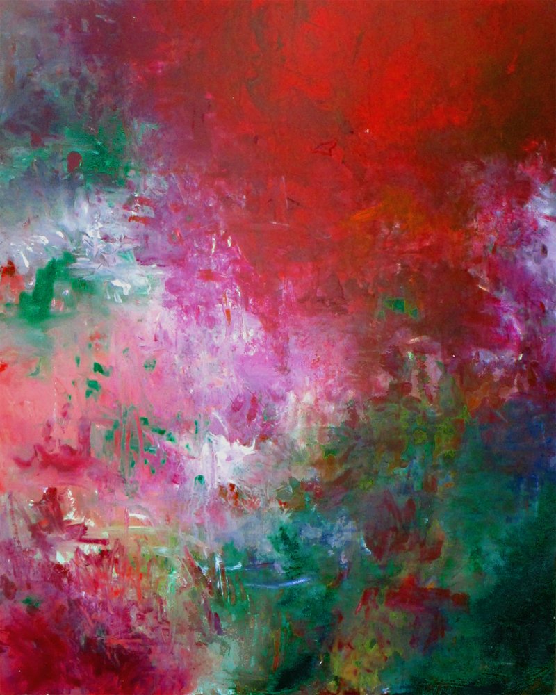 Vibrant Abstract Energy by Ron Halfant