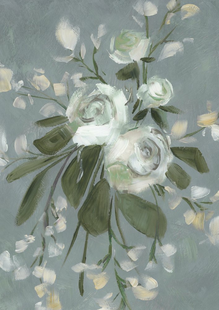 Muted Botanical Blooms by Rosana Laiz Blursbyai