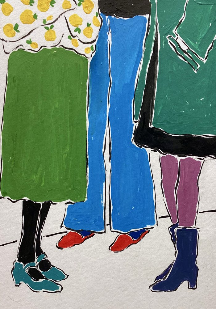 Colorful Fashion Friends by Rushati Chowdhury