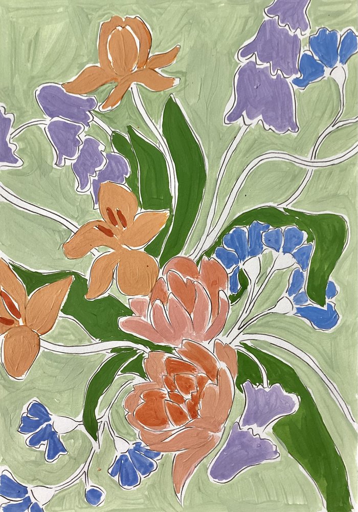 Vibrant Floral Bouquet by Rushati Chowdhury