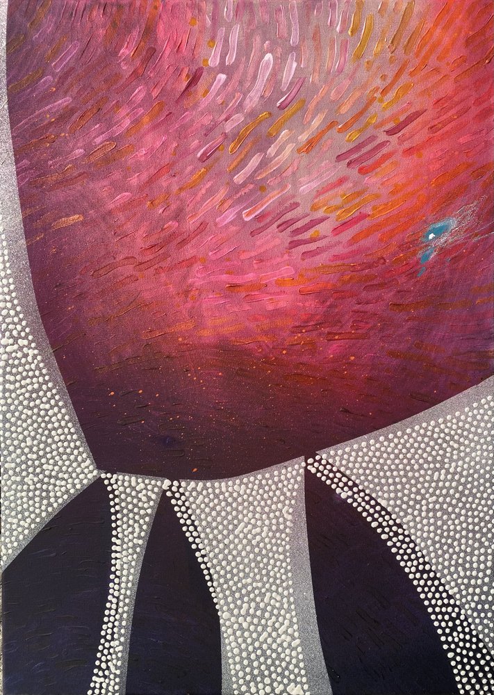 Dotted Cosmic Flow by SAN STARLING