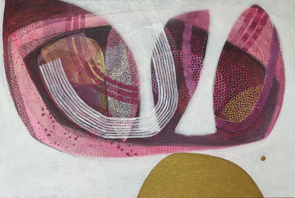 Organic Pink Shapes by SAN STARLING